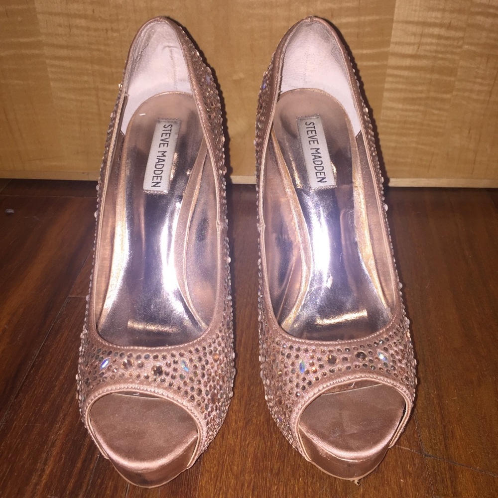 Steve Madden sparkly studded heels
